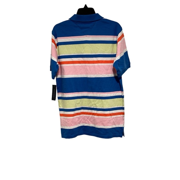 Tommy Hilfiger Blue Pink Striped Shirt and White Shorts 2-PC Set Retail $89 - Picture 3 of 7